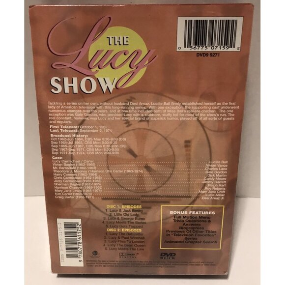 NEW TV Favorites - The Lucy Show: Volume 1 FACTORY SEALED - Picture 2 of 2